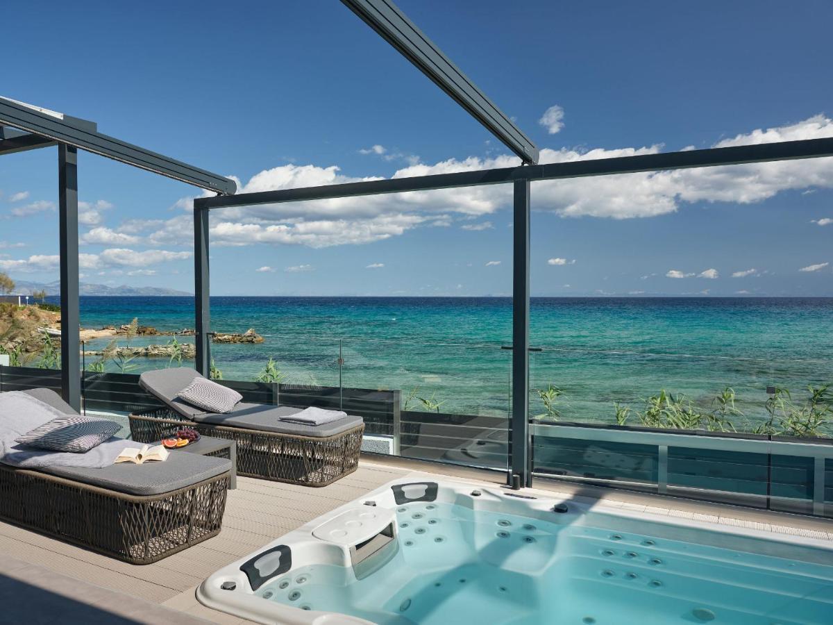 אליקאנאס Blue View Villa - Coastal Elegance With Swim Spa, By Zantewize מראה חיצוני תמונה