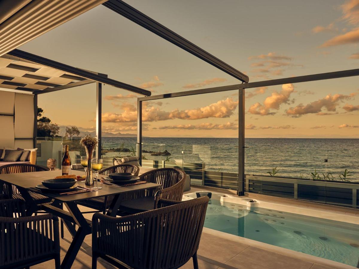 אליקאנאס Blue View Villa - Coastal Elegance With Swim Spa, By Zantewize מראה חיצוני תמונה