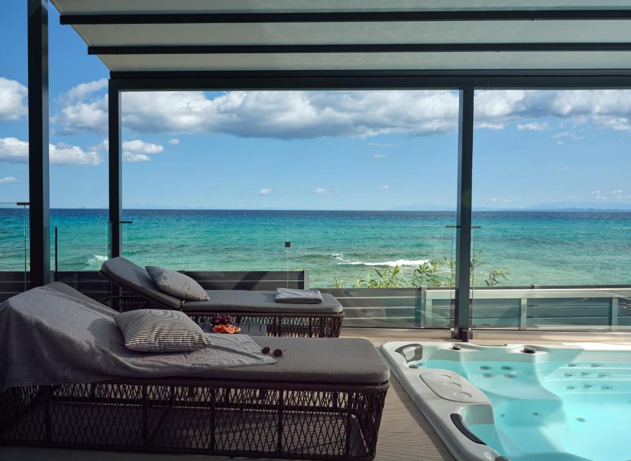 אליקאנאס Blue View Villa - Coastal Elegance With Swim Spa, By Zantewize מראה חיצוני תמונה
