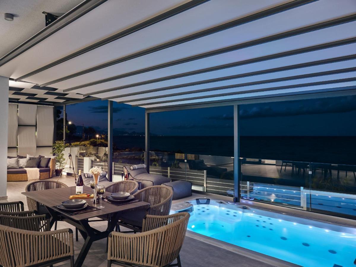 אליקאנאס Blue View Villa - Coastal Elegance With Swim Spa, By Zantewize מראה חיצוני תמונה